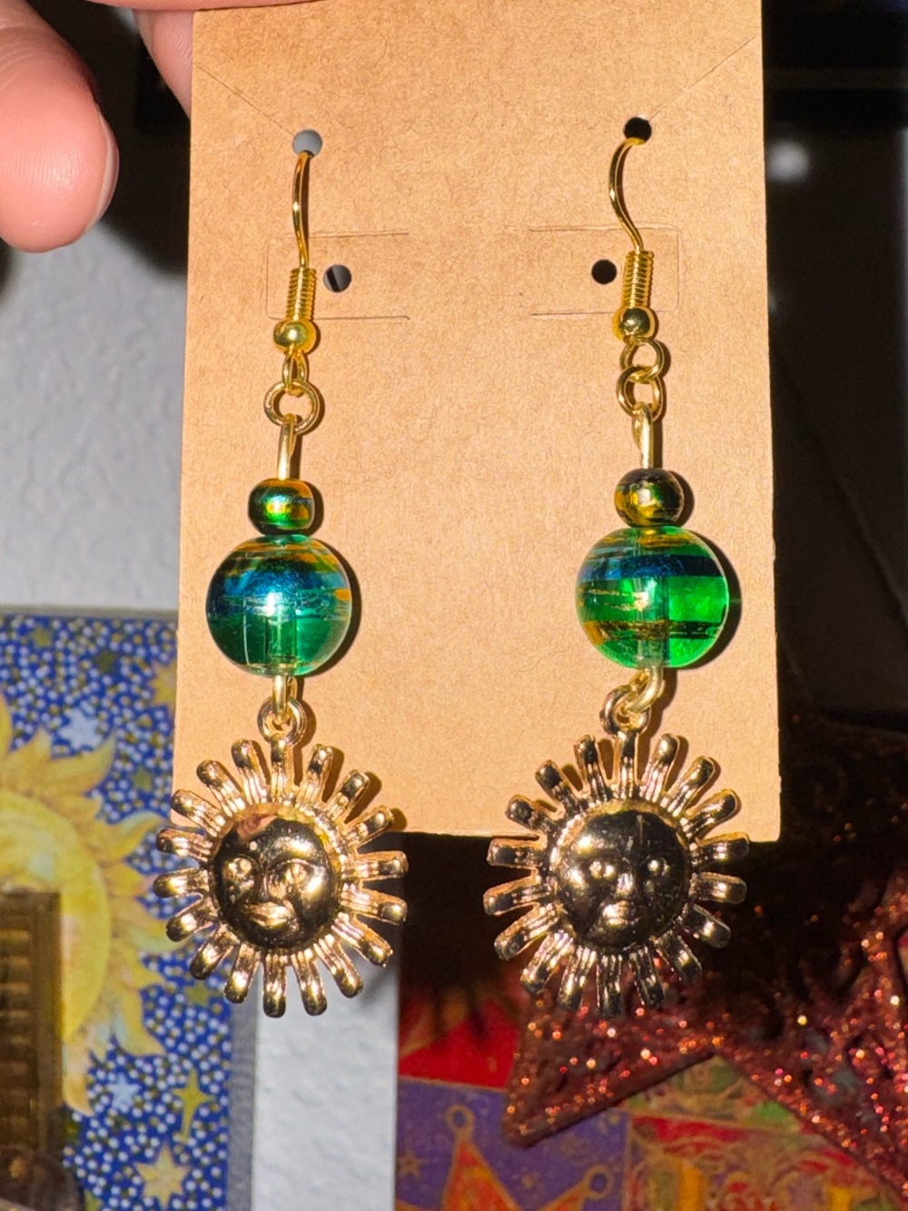 Celestial Dangly Earrings